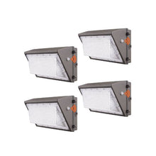 High Brightness Outdoor 4 Pack 100W LED Wall Pack Security Lights with Dusk-to-Dawn Sensor