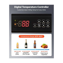 Double Door Commercial Beverage Merchandiser Refrigerator 24.9 Cu.Ft / 705L Glass Door Display Cooler with Adjustable Shelves