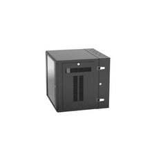 Wall Mount Steel Cabinet With Windowed Front Door Black PZWMC12W