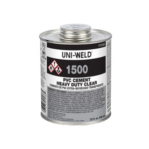 Heavy Duty Extra Strong Solvent Cement For PVC Pipe & Fittings Clear G1536S