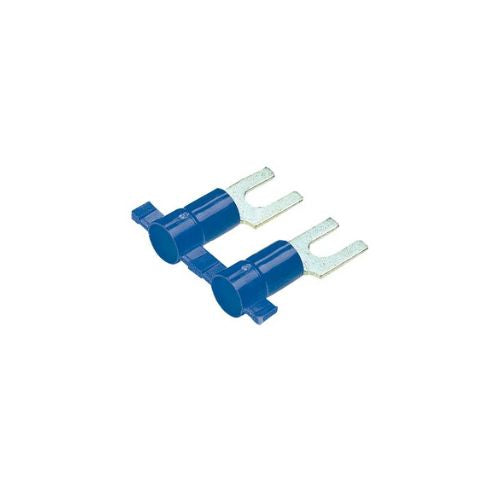 Vinyl Standard Tin Plated Copper Fork Terminal Blue PV14-8FB-3K (Pack Of 3000)