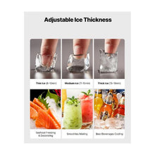 Restaurant-Grade 360LB Ice Making Machine with Self-Cleaning System and Timer Control
