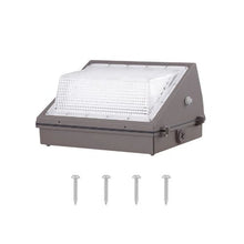 High Brightness Outdoor 4 Pack 100W LED Wall Pack Security Lights with Dusk-to-Dawn Sensor