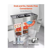 72 Inch Commercial Reach-In Freezer 50.2 Cu.Ft. 3 Door Stainless Steel Upright Freezer with Auto Defrost & Adjustable Shelves