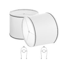 11" x 13" x 10 Inch Modern Replacement Drum Lampshade Set for Table & Floor Lamps