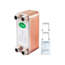 Compact 30 PCS Stainless Steel Brazed Plate Heat Exchanger with 3/4 Inch MPT Fittings for Efficient Heat Transfer