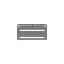 Electro Zinc Wide Wire Basket Wall Termination Bracket Silver PWBWMWEZ