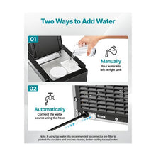 3-in-1 Countertop Water Dispenser with 35 LBS/24H Ice Maker and Cold Water Function