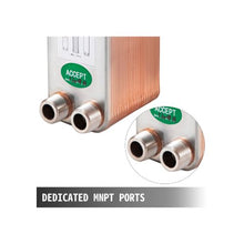 High-Efficiency Brazed Plate Heat Exchanger for Brewing, Solar, and HVAC Applications Applications 3 x 7.5 Inch