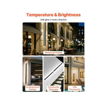 Extra Long 59.1 Inch Adjustable Color Temperature Outdoor Wall Light Fixture