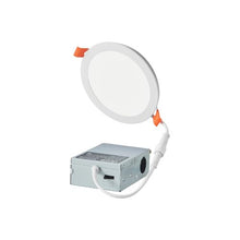 1100 Lumens 6 Inch UltraThin LED Recessed Ceiling Lights with Junction Box Kit