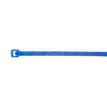 Cross Section Miniature Striped Self Locking Cable Tie Blue With Violet PLT1M-L6-7 (Pack of 50)