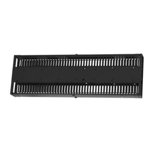 45RU Vertical 8 Wide Dual Sided Cable Manager Black PE2VD08