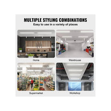 High Output 40W 4 Foot 6500LM LED Utility Shop Lights Garage & Warehouse 10 Pack