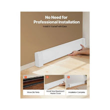 Easy Installation Standard Electric Steel Baseboard Heater Cover 4 Ft Premium Edition