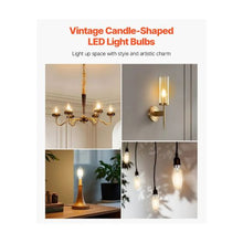 Traditional Warm White LED Candelabra LED Candle Light Bulbs Decorative Style