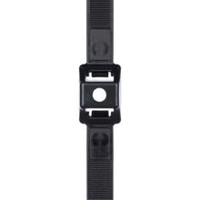 Nylon Double Clamp Tie With Spacer Black PLDC2.5EH-C350(Pack of 100)