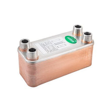 Compact 30 PCS Stainless Steel Brazed Plate Heat Exchanger with 3/4 Inch MPT Fittings for Efficient Heat Transfer