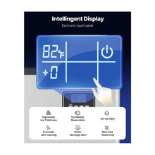 Restaurant-Grade 360LB Ice Making Machine with Self-Cleaning System and Timer Control