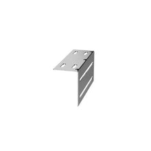 Electro Zinc Wide Wire Basket Wall Termination Bracket Silver PWBWMWEZ
