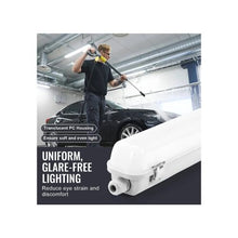 4FT Industrial LED IP65 Weather Resistant Strip Light For Garage & Warehouse