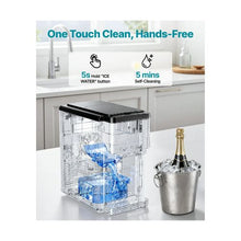 3-in-1 Countertop Water Dispenser with 35 LBS/24H Ice Maker and Cold Water Function