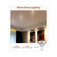 Dimmable MR16 Classic Halogen Light Bulbs 50W Track & Accent Lighting 6 Pack