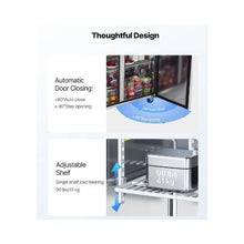 48 Inch Commercial Sandwich Prep Refrigerator 12.5 Cu.Ft. Mega Top Prep Table with 18 Food Pans