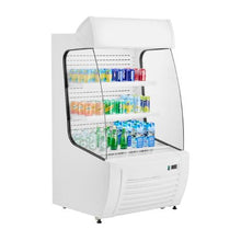 12.7 Cu.Ft. Commercial Open Air Merchandiser Refrigerator 2-Tier Grab-and-Go Display Cooler with Air LED Lighting