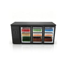 19.6 Cu. Ft. Commercial 3-Door Back Bar Cooler Refrigerator for Restaurant & Bar Beverage Display Cooler