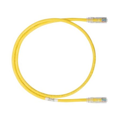10 FT Category 6 24 AWG Stranded UTP Patch Cord Yellow NK6PC10YLY