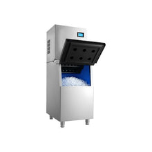 Commercial 360LB/24H Ice Maker Machine with 250LB Stainless Steel Storage Bin