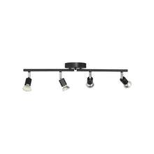 3000K Indoor 4 Head LED Track Light with Adjustable Arms Kit For Kitchen & Living Room