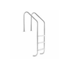 48–54 Inch 3 Step Inground Swimming Pool Ladder with Double Handrails Wide Non Slip Steps Stainless Steel Frame 265 lb Capacity