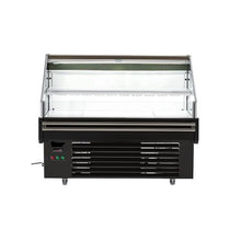 Horizontal 4.6 Cu.Ft. Open Air Display Refrigerator Commercial Grab-and-Go Cooler with LED Lights