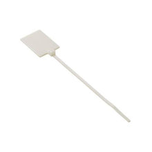 Cross Section Flag Miniature Marker Premium Cable Tie Natural PLF1MA-M (Pack of 1000)