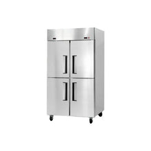 48 Inch Stainless Steel Commercial Upright Refrigerator & Freezer Combo with Digital Temperature Control