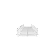 Steel Wire Basket Wall Termination Bracket White PWB4X12WH