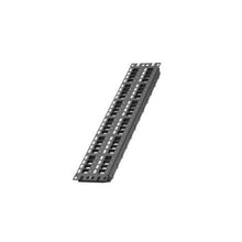 48 Port Unshielded Flush Mounted Flat Patch Panel Black NKPP48FMY