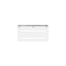 Wide Wire Basket Wall Mount Termination Bracket White PWBWMWWH