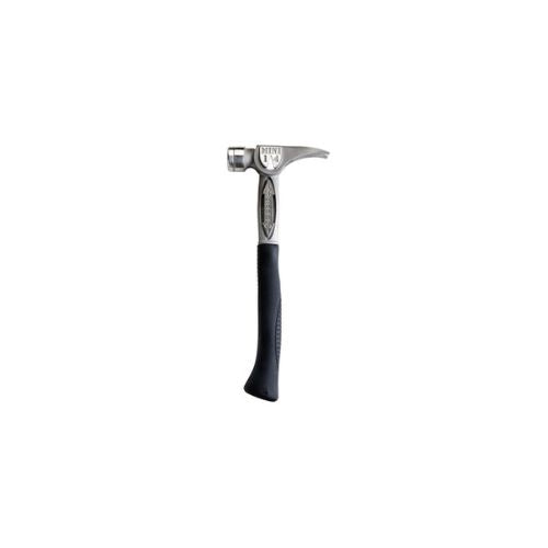 14 oz Titanium Framing Hammer With Milled Face And Curved Handle Black And Titanium TBM14RMC