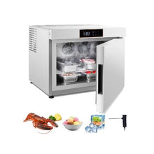 32 L Commercial Stainless Steel Blast Chiller Freezer 1.1 Cu.Ft Compact Blast Chiller with Tray Capacity & Freezing Unit