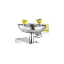 27 cm Wall-Mounted Emergency Eyewash Station Stainless Steel First Aid Eye Wash Unit 16.14 x 12.99 x 9.45 inch