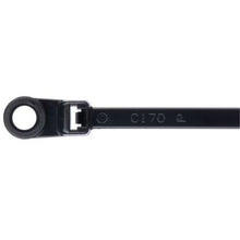 Nylon Locking Clamp Tie Intermediate Cross Section Black PLC1.5I-S8-C0 (Pack of 100)