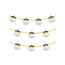 100FT Linkable Heavy Duty 100W Industrial Rugged LED String Work Light Set 10 Lamp 5000K 10,000 Lumens
