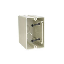 Adjustable Single Gang Nonmetallic Cable Electrical Outlet Box Beige SB-1 (Pack of 48)