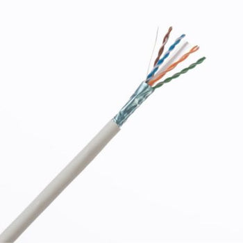 23 AWG Cat 6A 4 Pair Copper Cable Conductors White PFR6X04WH-CG (Pacck of 1000)