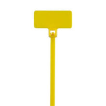 Nylon Flag Premium Cable Tie Yellow PLF1M-M4Y (Pack of 1000)