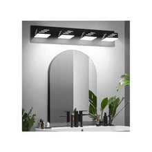 6000K Modern 4-Light IP44 Waterproof LED Mirror Wall Mounted Lighting Fixture for Bathroom & Living Room
