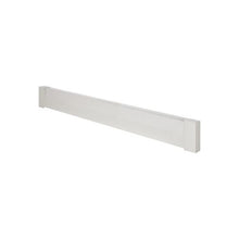 Easy Install Basic Series 6 Ft Steel Front Cover for Baseboard Heating Systems White